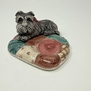 Fitz Floyd Vintage 1993 Sweet Scottie Dog Tea Light Candle Base